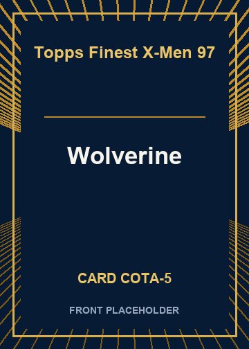 Wolverine card thumbnail