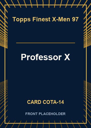 Professor X card thumbnail