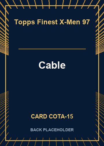 Cable back card image