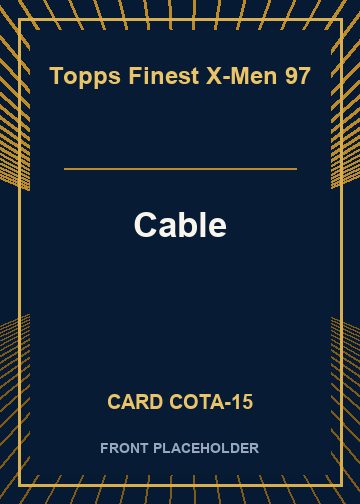 Cable card thumbnail