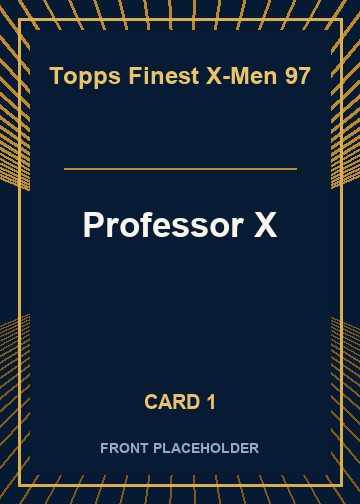 Professor X front artwork