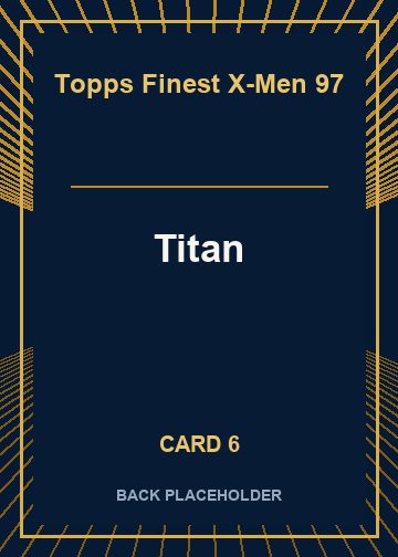 Titan back artwork