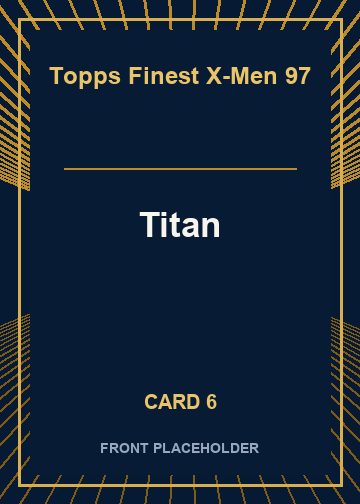 Titan front artwork