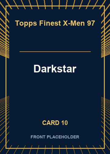 Darkstar front artwork