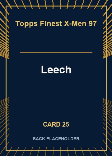 Leech back artwork