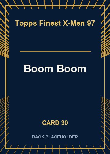 Boom Boom back artwork