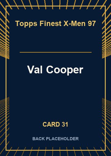 Val Cooper back artwork