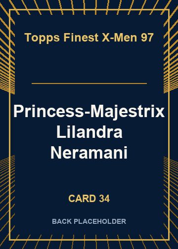 Princess-Majestrix Lilandra Neramani back artwork