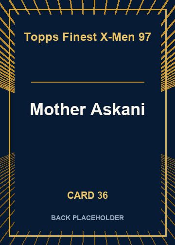 Mother Askani back artwork