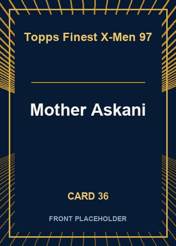 Mother Askani front artwork