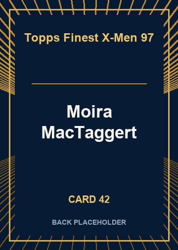 Moira MacTaggert back card image