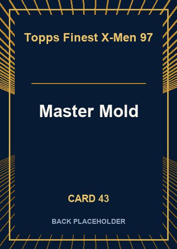 Master Mold back card image