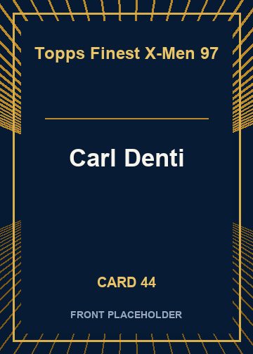 Carl Denti front card image