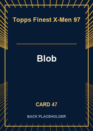 Blob back card image