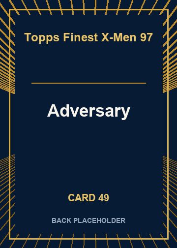 Adversary back card image