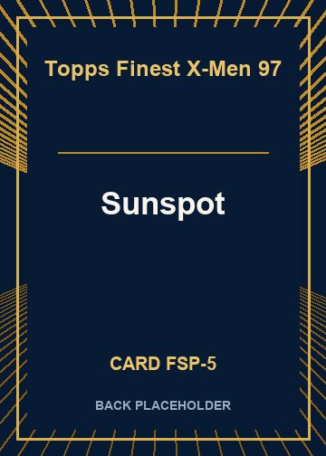Sunspot back card image