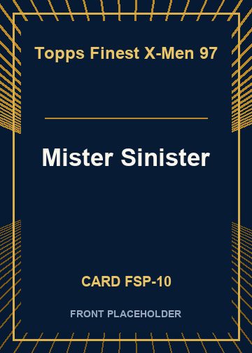 Mister Sinister card thumbnail