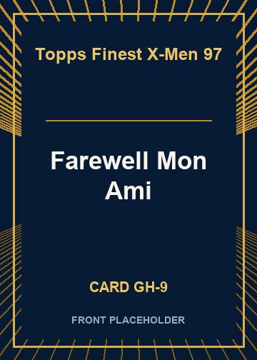 Farewell Mon Ami card thumbnail