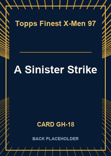A Sinister Strike back card image
