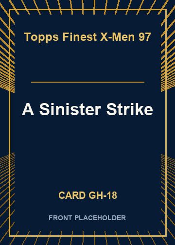 A Sinister Strike card thumbnail