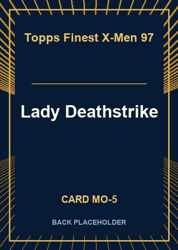 Lady Deathstrike back card image