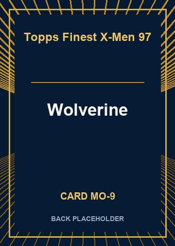 Wolverine back card image