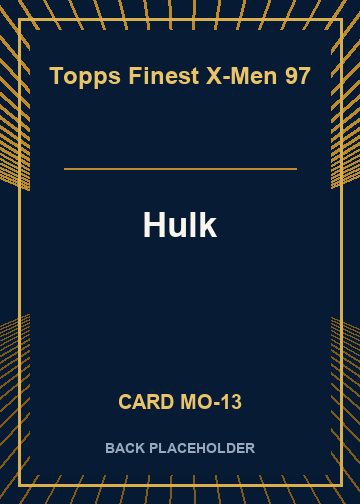 Hulk back card image