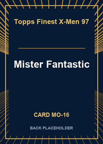 Mister Fantastic back card image