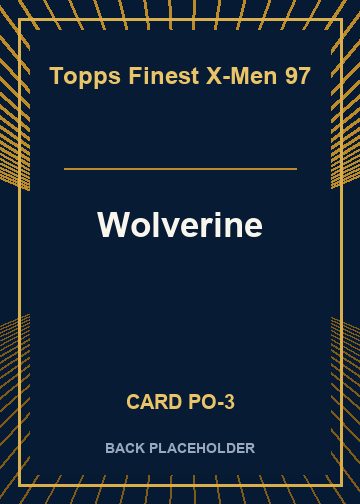 Wolverine back card image