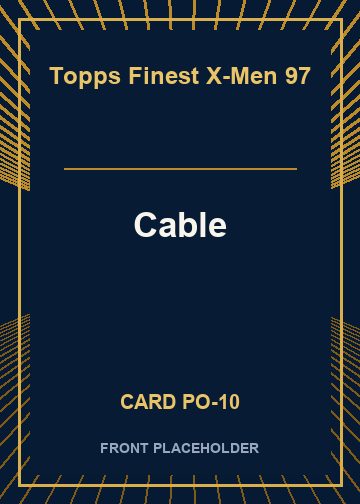Cable card thumbnail