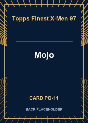 Mojo back card image