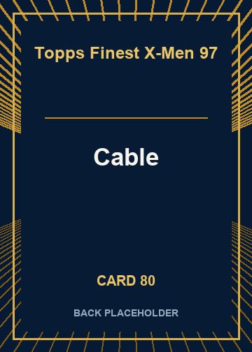 Cable back card image