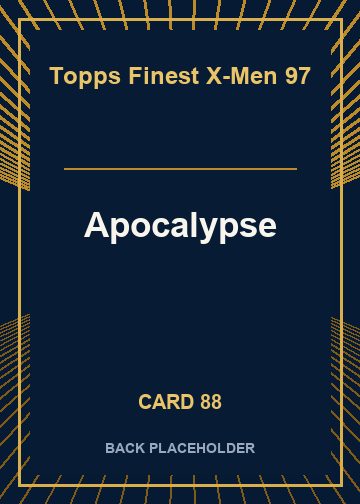 Apocalypse back card image