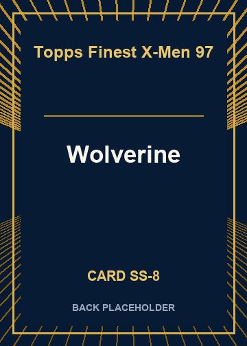 Wolverine back card image