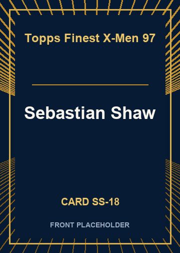 Sebastian Shaw card thumbnail