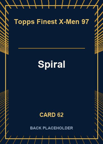 Spiral back card image