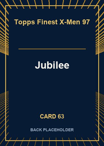Jubilee back card image