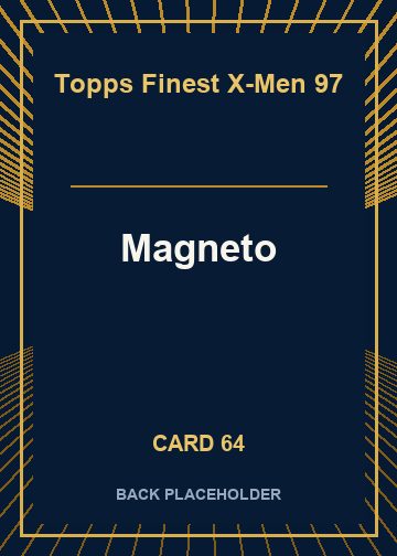 Magneto back card image
