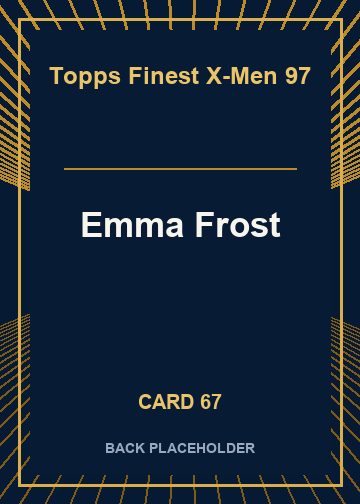 Emma Frost back card image