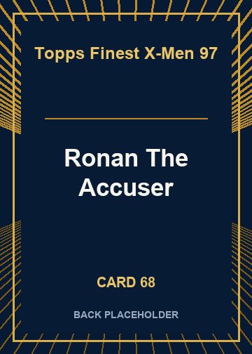 Ronan The Accuser back card image