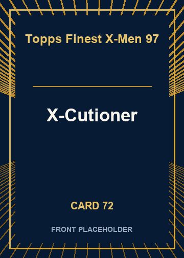 X-Cutioner card thumbnail