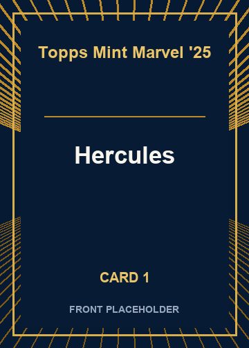Hercules front artwork