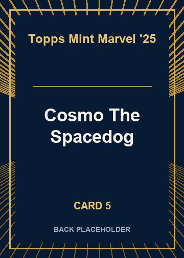 Cosmo The Spacedog back artwork