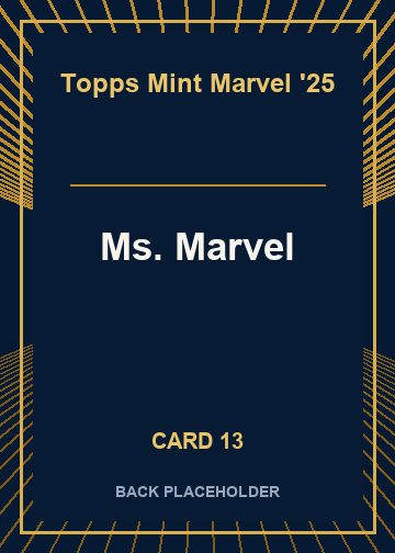 Ms. Marvel back artwork