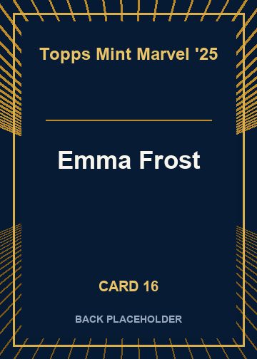 Emma Frost back artwork