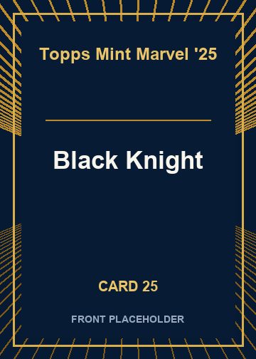 Black Knight front artwork