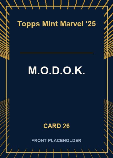 M.O.D.O.K. front artwork