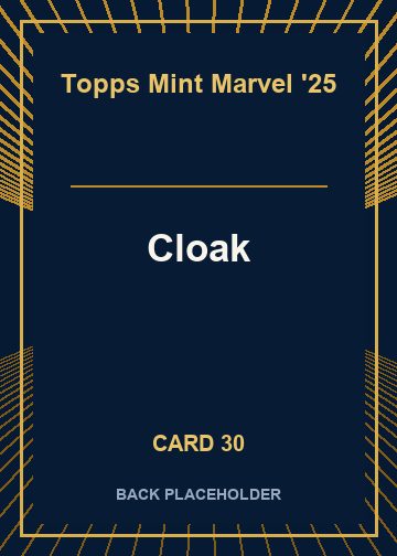 Cloak back artwork