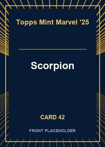 Scorpion front card image