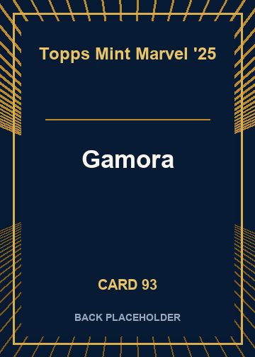 Gamora back card image